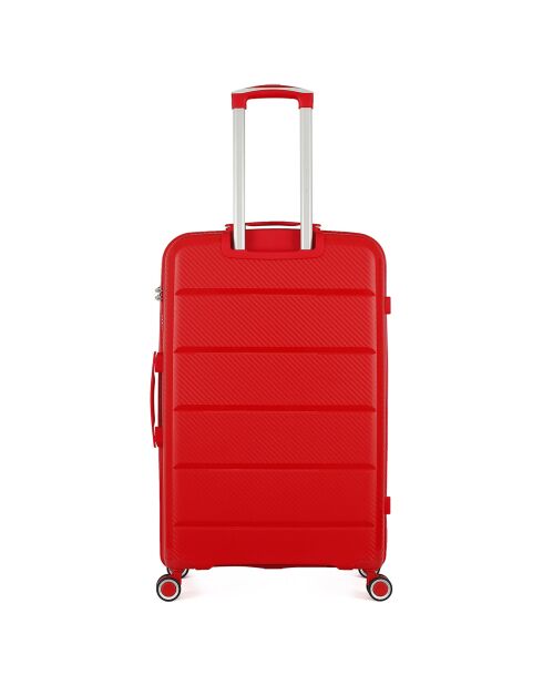 Valigia Long Stay 4 ruote singole 75 cm Phenix rossa