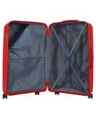 Valigia Long Stay 4 ruote singole 75 cm Phenix rossa
