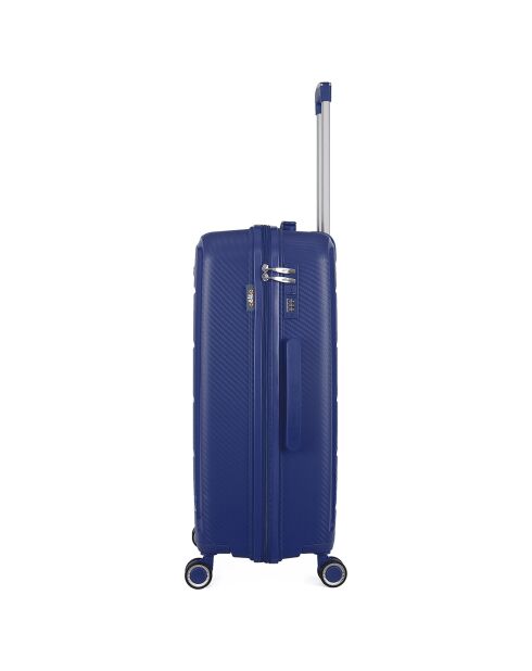 Maleta Medium Stay 4 ruedas individuales 65 cm Phenix azul marino