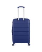 Valise Moyen Séjour 4 roues simples 65 cm Phenix bleu marine