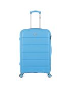 Valigia Medium Stay 4 ruote singole 65 cm Phenix turchese