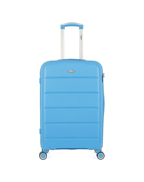 Valigia Medium Stay 4 ruote singole 65 cm Phenix turchese