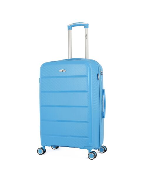 Valigia Medium Stay 4 ruote singole 65 cm Phenix turchese