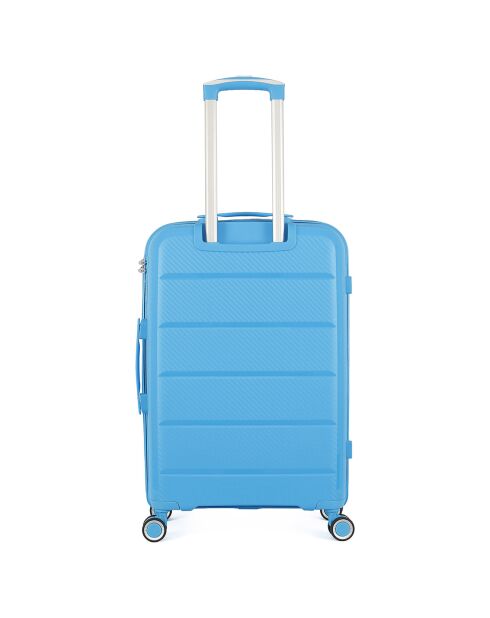 Valigia Medium Stay 4 ruote singole 65 cm Phenix turchese