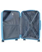 Valigia Medium Stay 4 ruote singole 65 cm Phenix turchese