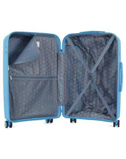 Valigia Medium Stay 4 ruote singole 65 cm Phenix turchese