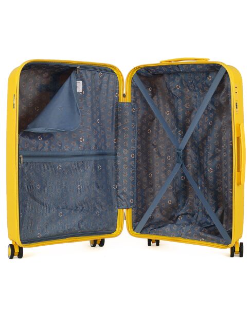 Valigia Medium Stay 4 ruote singole 65 cm Phenix gialla