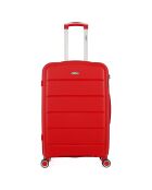 Valise Moyen Séjour 4 roues simples 65 cm Phenix rouge