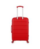 Valise Moyen Séjour 4 roues simples 65 cm Phenix rouge
