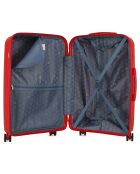 Valise Moyen Séjour 4 roues simples 65 cm Phenix rouge