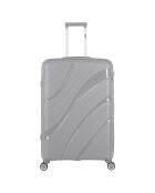 Valigia Long Stay 4 ruote singole 75 cm Perseus grigia