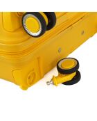 Valise Moyen Séjour 4 roues simples 65 cm Persée jaune