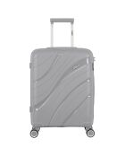 Kabinenkoffer 4 Einzelräder 56 cm Perseus grau