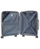 Kabinenkoffer 4 Einzelräder 56 cm Perseus grau