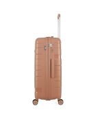 Valigia Long Stay 4 ruote singole 75 cm Pegase rosa antico