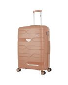 Valigia Long Stay 4 ruote singole 75 cm Pegase rosa antico