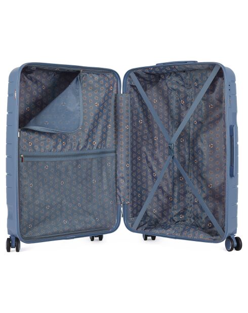 Long Stay Koffer 4 enkele wielen 75 cm Pegase blauwgrijs