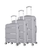 3 Centaure 75/65/56 cm graue 4-Rad-Einzelkoffer