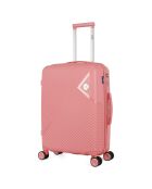 Valigia Medium Stay 4 ruote singole 63 cm Cassiopée rosa