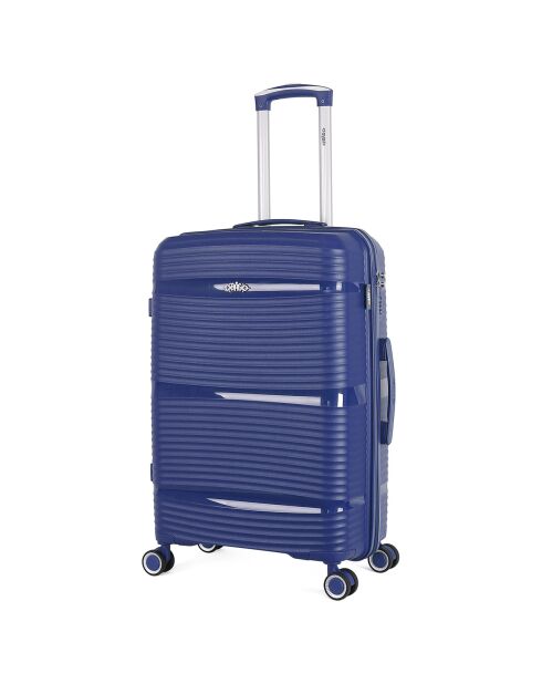 Medium Stay Koffer 4 enkele wielen 65 cm Centaur marineblauw