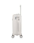 Valise Cabine 4 roues simples 55 cm Cassiopée blanche