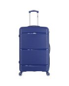 3 Centaure 75/65/56 cm marineblaue einfache Allradkoffer