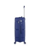 3 Centaure 75/65/56 cm marineblaue einfache Allradkoffer