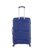 3 Centaure 75/65/56 cm marineblaue einfache Allradkoffer