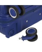 3 Centaure 75/65/56 cm marineblaue einfache Allradkoffer