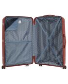 3 Centaure einfache Allradkoffer 75/65/56 cm burgunderrot