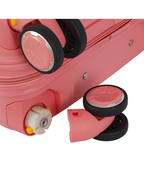 Valigia Medium Stay 4 ruote singole 63 cm Cassiopée rosa