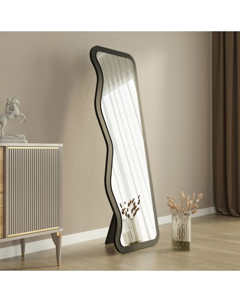 Miroir Asel noir - 50x160x2.2 cm