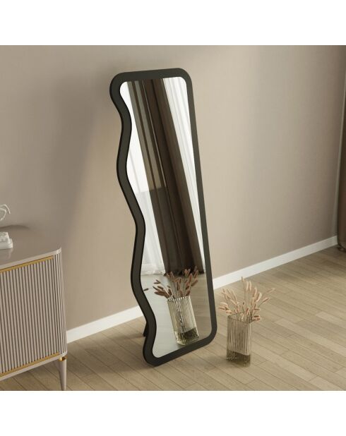 Miroir Asel noir - 50x160x2.2 cm
