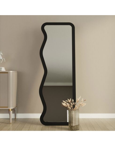 Miroir Asel noir - 50x160x2.2 cm