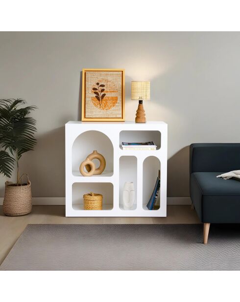 Console Lesa blanche - 80x74x35 cm