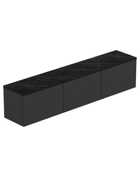 Meuble TV Neon anthracite - 160x35x32 cm