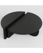 Table basse Podium noire