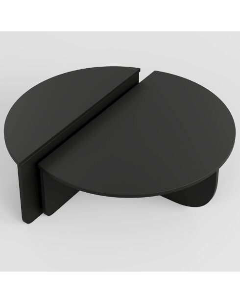 Table basse Podium noire