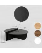 Table basse Podium noire