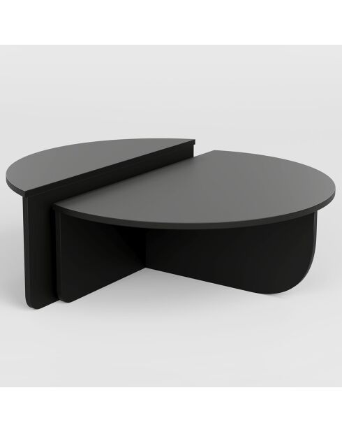 Table basse Podium noire
