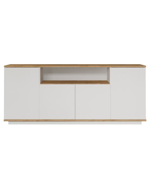 Buffet FR15-AW pin atlantique/blanc - 180x75x44.5 cm
