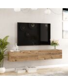 Meuble TV FR8-A pin atlantique - 180x29.6x31.6 cm