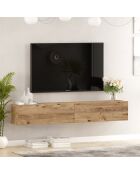 Meuble TV FR8-A pin atlantique - 180x29.6x31.6 cm