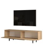 Meuble TV ON1-S noyer - 160x45.1x35.5 cm