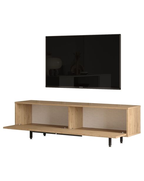 Meuble TV ON1-S noyer - 160x45.1x35.5 cm