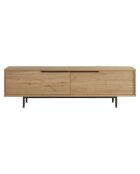 Meuble TV ON1-S noyer - 160x45.1x35.5 cm