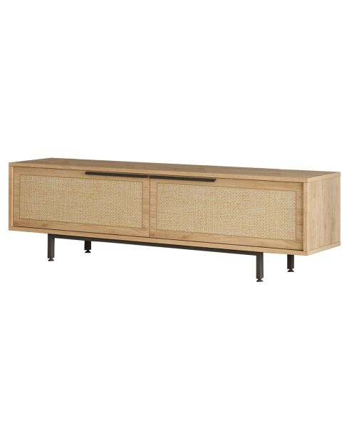 Mueble TV ON1-SU en nogal/roble - 160x45,1x35,5 cm