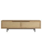 Meuble TV ON1-SU noyer/chêne - 160x45.1x35.5 cm