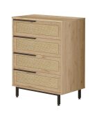 Commode ON17-SU noyer/chêne - 74.8x95.1x44.5 cm