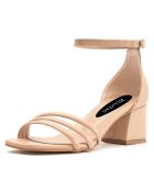 Sandales Maora beiges - Talon 6 cm